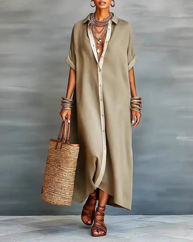 Oversized Shirt Dress - Perfect for Beach, Vacation & Brunch!