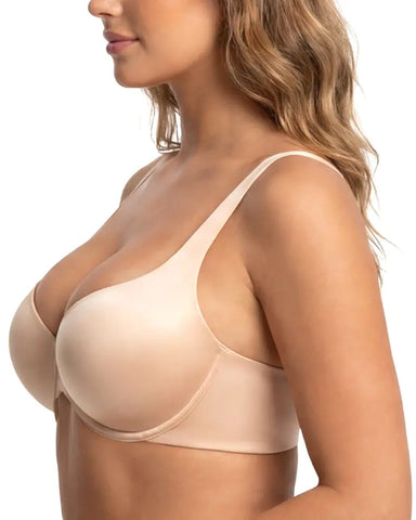 Satin Seamless Balconette Bra