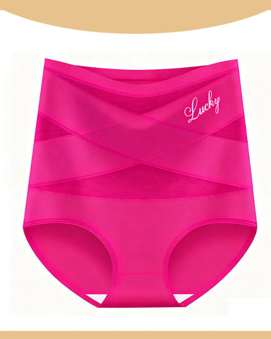 High-Waist Tummy Control Seamless Shaping Lucky Panties(4pcs)