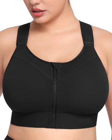 Plus Size Wireless High Support Sports Bra for Women