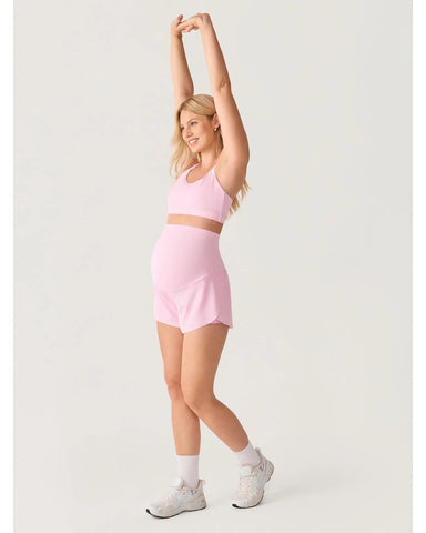 Maternity Dolphin Workout Shorts, Over-Belly, Summer Running