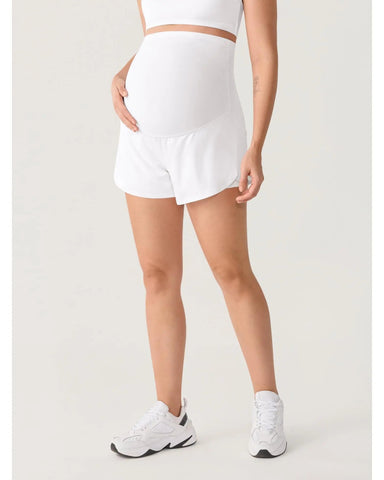 Maternity Dolphin Workout Shorts, Over-Belly, Summer Running