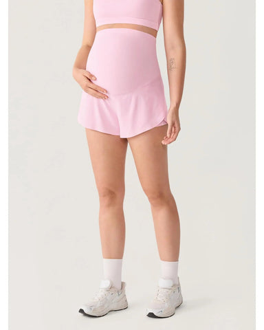 Maternity Dolphin Workout Shorts, Over-Belly, Summer Running