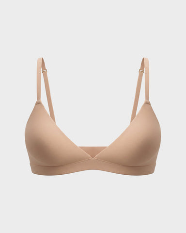Soft, Seamless Wireless Plunge Bra