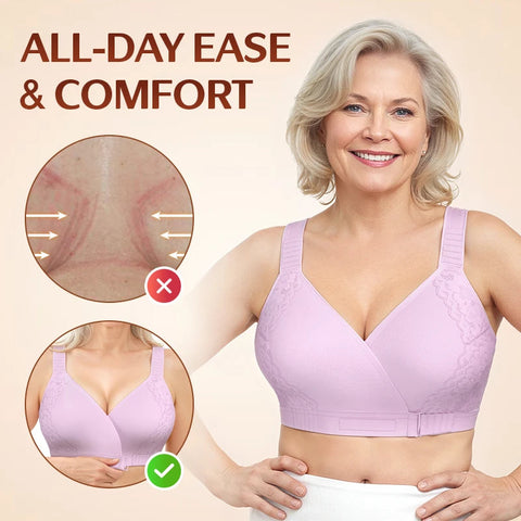 Shapecurve Front-Cross Wrap Bra – Maximum Comfort and Support
