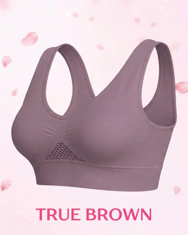 Women’s Wireless Lace Bra with Maximum Support