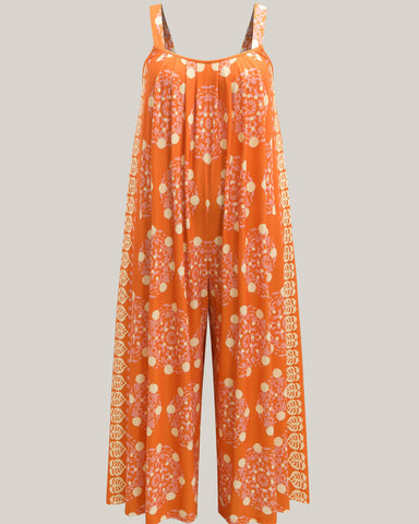 Sunlit Stretch Adjustable Strap Jumpsuit