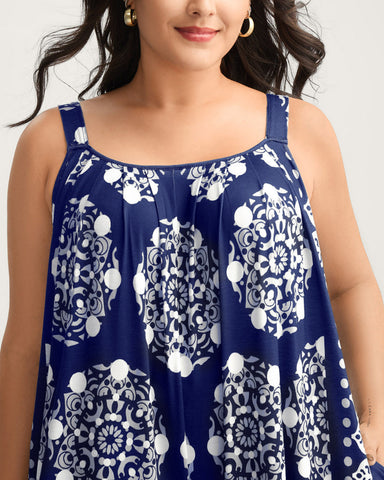Sunlit Stretch Adjustable Strap Jumpsuit