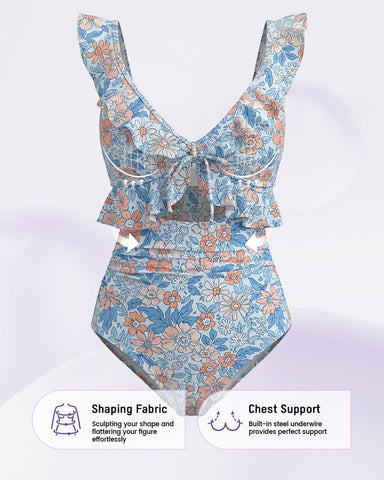 Confidence-Boosting V-Neck Swimsuit