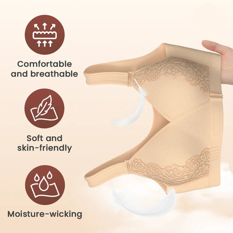 Easy-Wear Front Wrap Comfort Bra