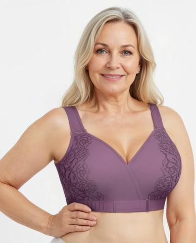 Easy-Wear Front Wrap Comfort Bra
