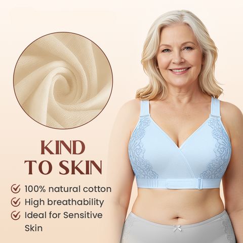 Easy-Wear Front Wrap Comfort Bra