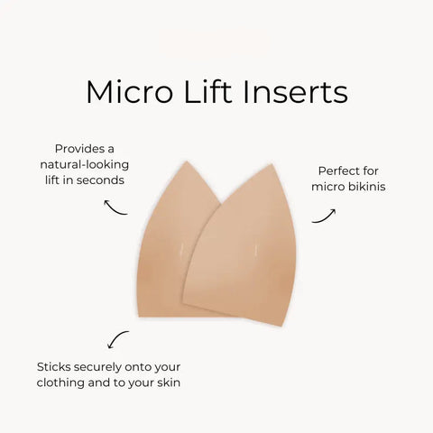 Comfort-Fit Adhesive Inserts with Invisible Support