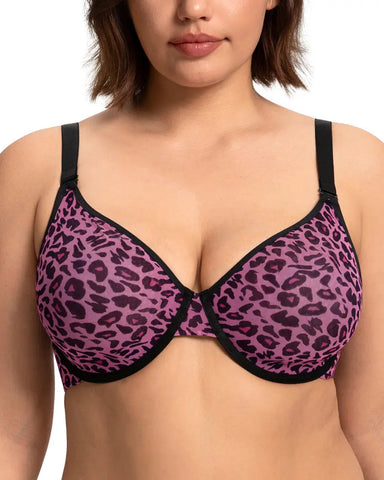 Seraphina Air Light Plus Size Mesh Underwire Bra