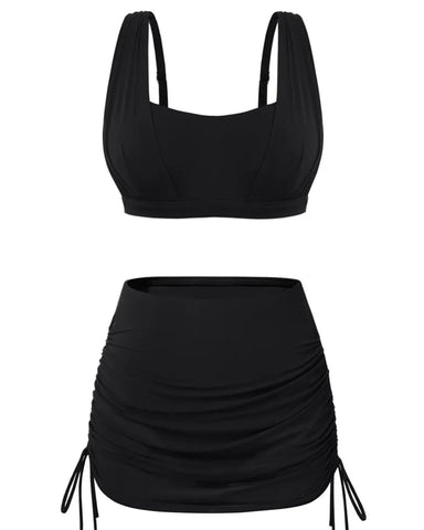 Tummy Control Swim Skirt Swimsuit