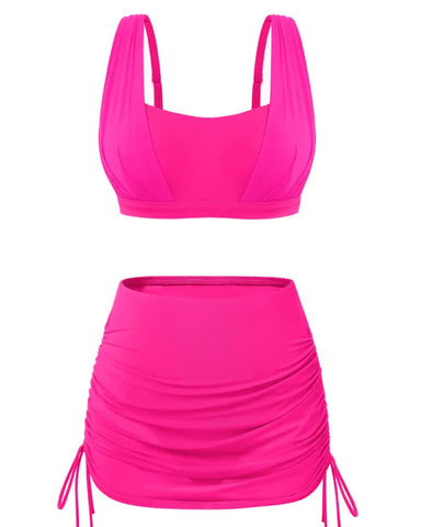 Tummy Control Swim Skirt Swimsuit