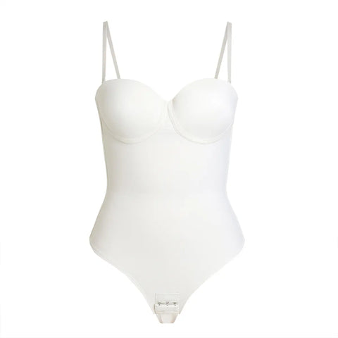 Seamless Lace-Up Bodysuit for Effortless Curves