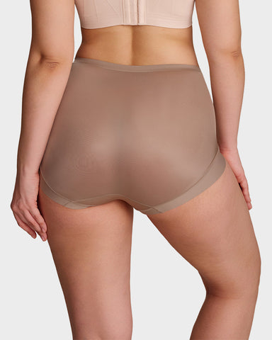 High-Waisted Cross Support Shaping Panties (6-Pack)