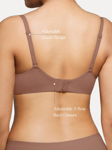 Seam-Free Push-Up T-Shirt Bra