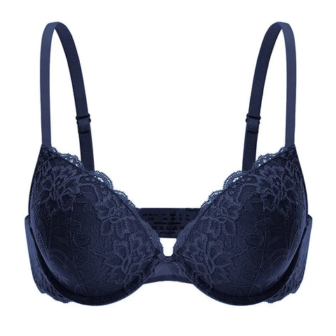 Full Coverage Floral Lace Support T-Shirt Bra
