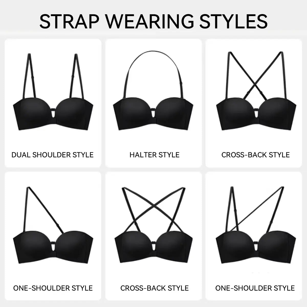 Comfortable Seamless Non-Slip Wireless Padded Support Bra