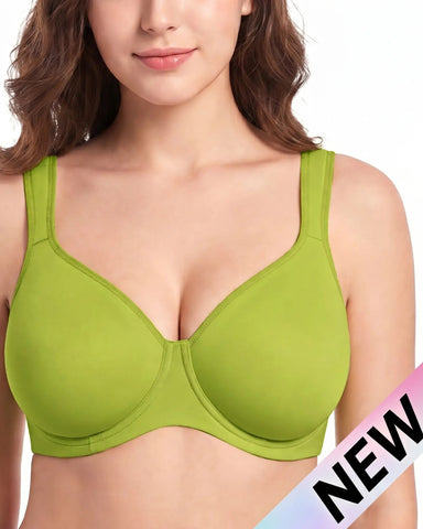 Full Coverage, Seamless Underwire Slimming Support