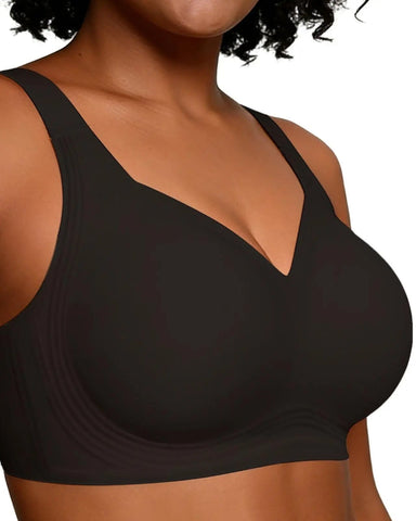 Plus Size Wire-Free Bra – Full Coverage, Breathable Support, Seamless Comfort