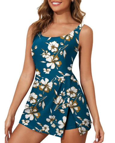 Women’s Skirted Swimdress Swimsuit