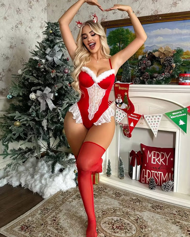 Women'S Sexy Christmas Costume Bodysuit