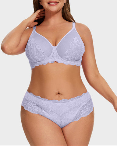 Full Coverage Lace Minimizer Bra