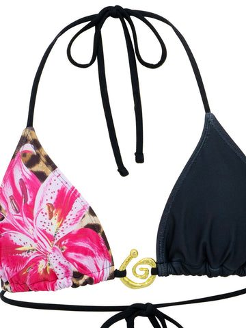 Women's Halter Triangle Bikini Sets Floral 3 Piece Swimsuit Bathing Suit Cover Up Long Skirt