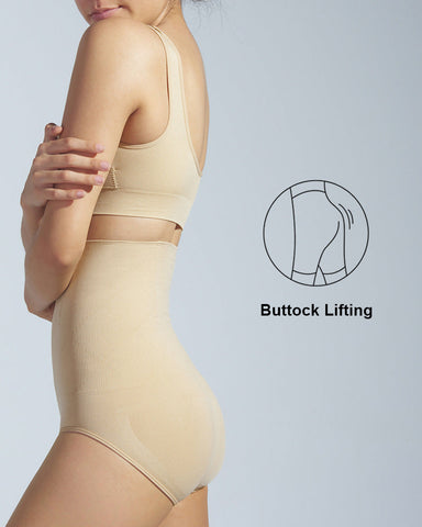 2-Pack High-Waist Lift Shapewear Briefs