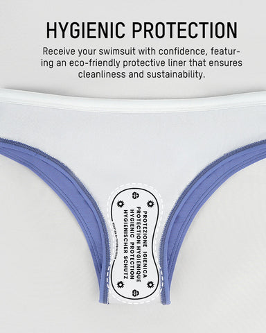 Sporty Back Bralette & Banded Hipster Bikini Set