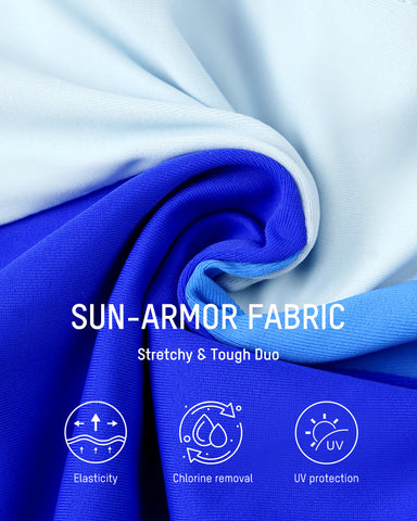 Twisted Front Color-Block High Waist Bikini Set