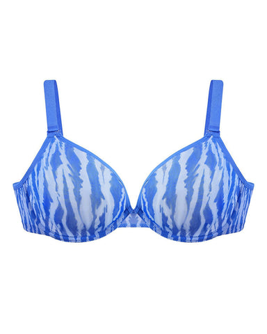 Zebra Wild Unlined Underwire Mesh Bra