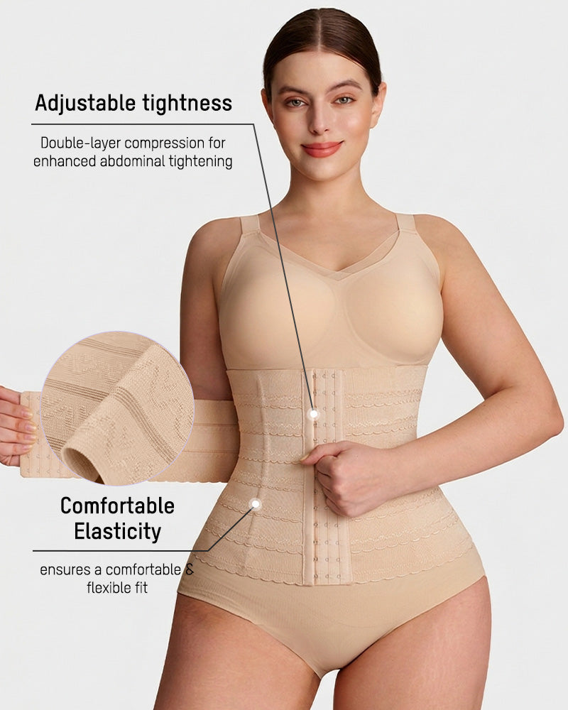 Shapewear waist trainer back support result