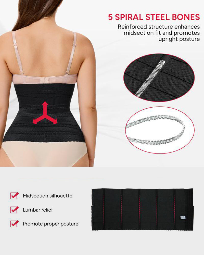 Triple row hooks and adjustable compression