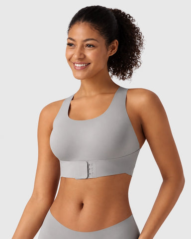 U Neck Cross Back Wireless Posture Support Bra