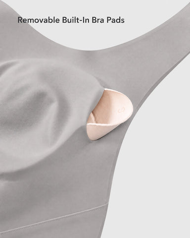 U Neck Cross Back Wireless Posture Support Bra