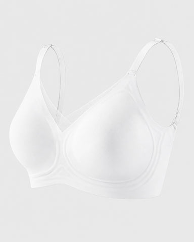 Deep V Mesh Wireless Low Back Bra