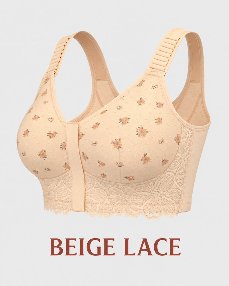Custom-Lift & Soft Cotton Back Support Bra