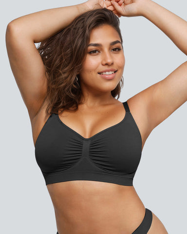 2-Pack Smooth Seamless Wireless Bra Bundle