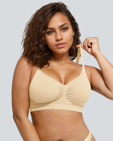 2-Pack Smooth Seamless Wireless Bra Bundle