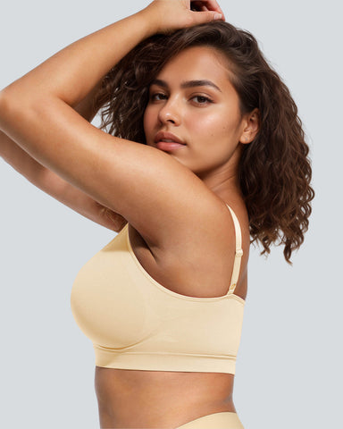 2-Pack Smooth Seamless Wireless Bra Bundle