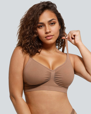 2-Pack Smooth Seamless Wireless Bra Bundle