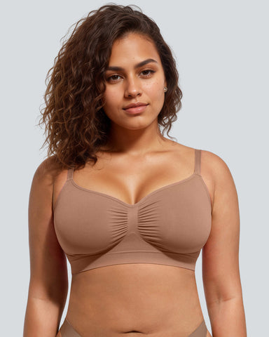 2-Pack Smooth Seamless Wireless Bra Bundle