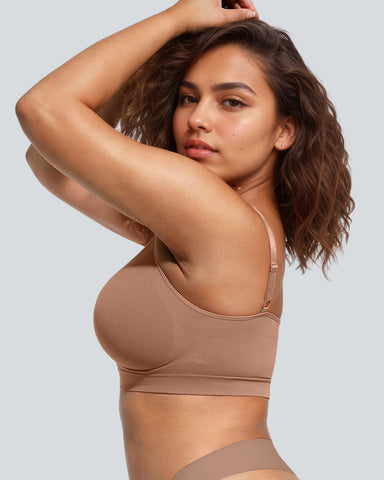 2-Pack Smooth Seamless Wireless Bra Bundle
