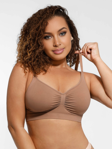 Seamless Wireless Wire-Free Shaping Bra