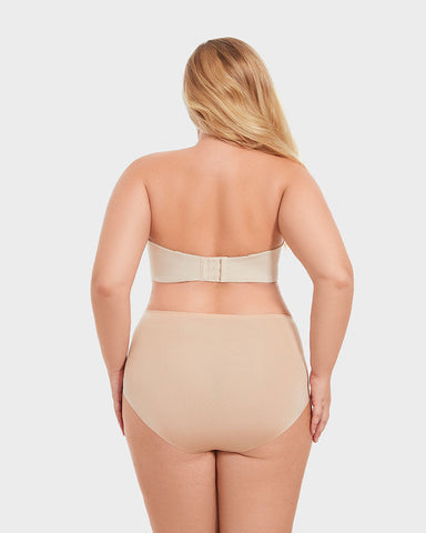 Full Support Non-Slip Convertible Bandeau Bra