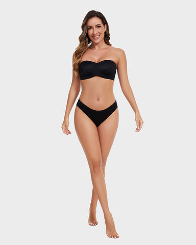 Full Support Non-Slip Convertible Bandeau Bra